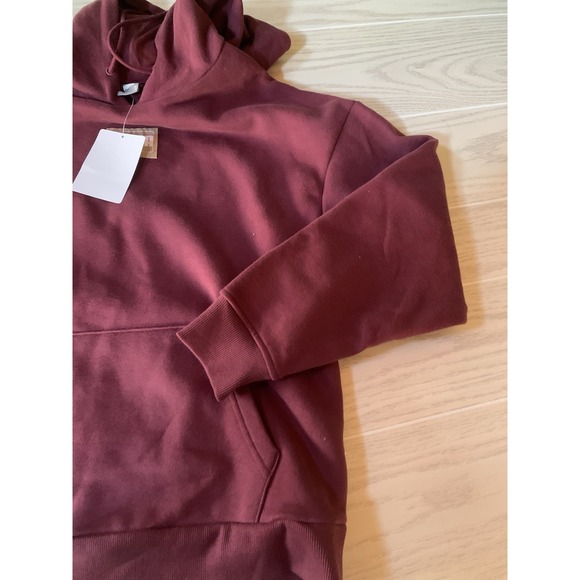 Puma Womens Small Comfort Fit Hoodie Burgundy - Picture 5 of 7
